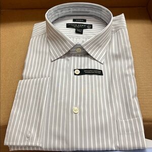 Pronto Uomo Dress Shirt Button Down Collared Work Career Formal Occasion Tall